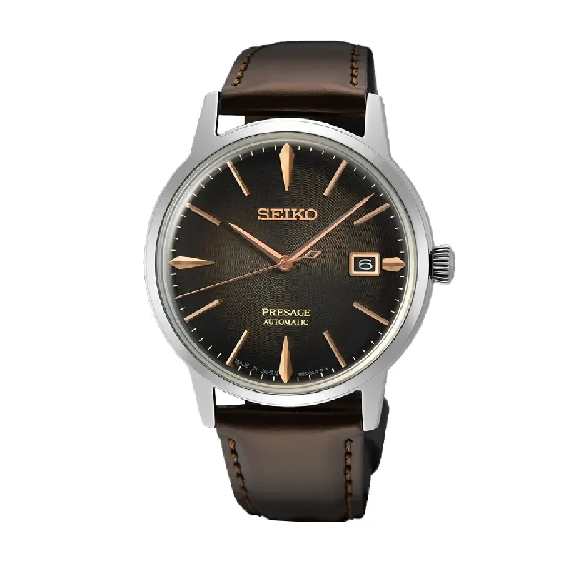 Seiko Presage Cocktail Time 'The Irish Coffee' Men's Watch- SRPJ17J1